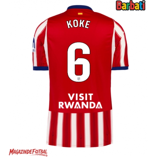 Atletico Madrid Koke #6 Tricou Fotbal Replică 2026-27 Barbati Acasa Atletico Madrid Koke #6 Tricou Fotbal Replică 2026-27 Barbati Acasa